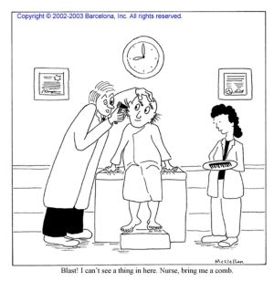 Nurse Bring Me A Comb